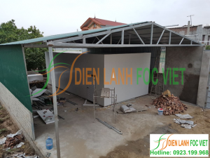 Lắp kho lạnh bảo quản khoai giống tại Bắc Giang