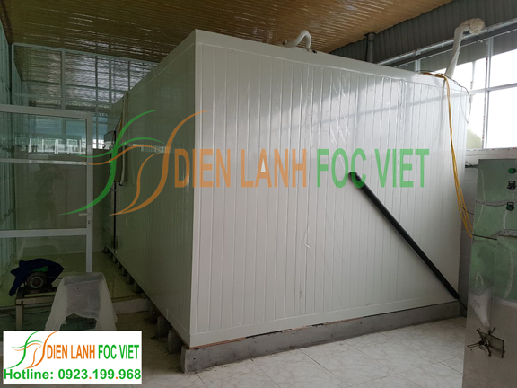 thi công kho lạnh bảo quản tảo xoắn